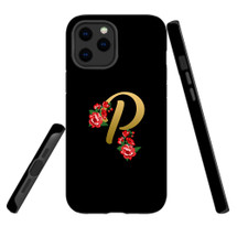 For iPhone 12/12 Pro Case, Protective Back Cover, Embellished Letter P | iCoverLover Australia
