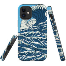 For iPhone 12 mini Case, Protective Back Cover, Japanese Wave | iCoverLover Australia