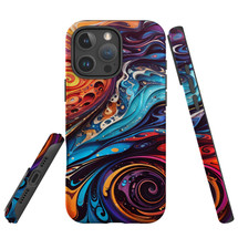 For iPhone 16 Pro Case, Protective MagSafe Compatible Cover, Swirling Paint | iCoverLover Australia