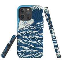 For iPhone 16 Pro Case, Protective MagSafe Compatible Cover, Japanese Wave | iCoverLover Australia