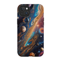 For iPhone 15 Plus Tough Case Compatible with MagSafe, Planets Of The Universe | iCoverLover Australia