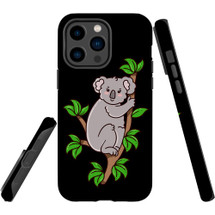For iPhone 14 Pro Max Case Tough Protective Cover, Koala Illustration | iCoverLover Australia