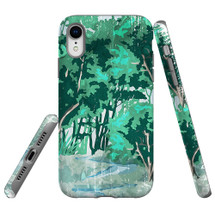 For iPhone XR Case Tough Protective Cover Green Nature | iCoverLover Australia