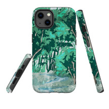 For iPhone 13 Case Tough Protective Cover Green Nature | iCoverLover Australia