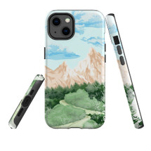 For iPhone 13 Case Tough Protective Cover Mountainous Nature | iCoverLover Australia