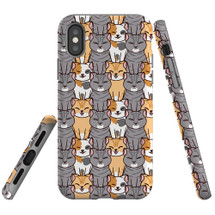 For iPhone XS & X Case Tough Protective Cover Seamless Cat | iCoverLover Australia