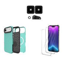 iCoverLover For iPhone Air Case Compatible with MagSafe Tough Mint + 2X Screen + 2X Camera Lens Protectors | iCoverLover Australia