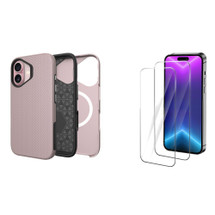 iCoverLover For iPhone 17 Case Compatible with MagSafe Tough Rose Gold + 2X Screen Protectors | iCoverLover Australia