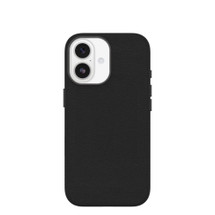 For iPhone 17 OtterBox Symmetry Compatible with MagSafe Cactus Leather Case with Camera Control Black | iCoverLover Australia