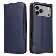 For iPhone 17 Pro Case, Leather, Flip Wallet Folio Cover, Stand, Blue | iCoverLover Australia
