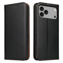 For iPhone 17 Pro Case, Leather, Flip Wallet Folio Cover, Stand, Black | iCoverLover Australia