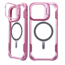 For iPhone 16 Pro Max Case, Clear Acrylic with Lens Holder, Compatible with MagSafe Cover, Pink | iCoverLover Australia