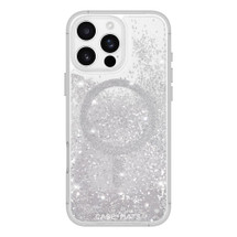 For iPhone 16 Pro Max Case-Mate Waterfall Compatible with MagSafe Cover, Silver | iCoverLover Australia