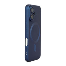For iPhone 16 Plus Case, MagSafe Compatible Protective Matte Silicone Cover, Lens Protectors, Dark Blue | iCoverLover Australia