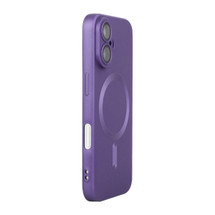 For iPhone 16 Plus Case, MagSafe Compatible Protective Matte Silicone Cover, Lens Protectors, Purple | iCoverLover Australia