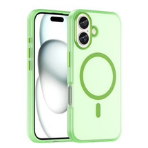 For iPhone 16 Case, Frosted Translucent MagSafe Compatible Cover, Green | iCoverLover Australia