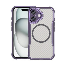 For iPhone 16 Case, Carbon Textured MagSafe Compatible Cover,Purple | iCoverLover Australia