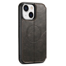 For iPhone 15 Plus Case, Wallet Cover Compatible with MagSafe Black | iCoverLover Australia