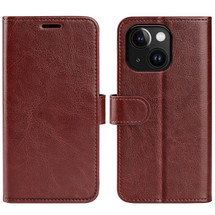 For iPhone 15 Plus Case, Premium PU Leather Folio Wallet Cover, Brown | iCoverLover Australia