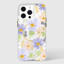 For iPhone 15 Pro Case-Mate Rifle Paper MagSafe Cover, Pastel Marguerite | iCoverLover Australia