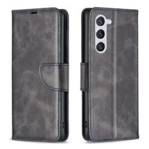 For Samsung Galaxy S24 Case - Lambskin Texture, Folio PU Leather Wallet Cover with Card Slots, Lanyard, Black | iCoverLover Australia