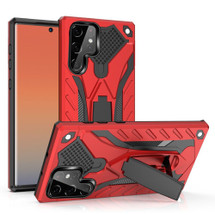 For Samsung Galaxy S23 Ultra Case Armour Shockproof Tough Cover Kickstand Red | iCoverLover Australia