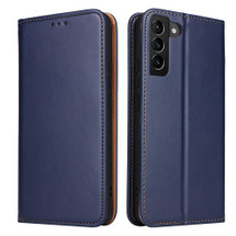 For Samsung Galaxy S22 Case Leather Flip Wallet Folio Cover Blue | iCoverLover Australia