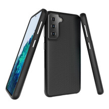 For Samsung Galaxy S21 Case Armour Protective Strong Cover Black | iCoverLover Australia