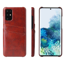 For Samsung Galaxy S20 Case Deluxe Leather Protective Cover Brown | iCoverLover Australia