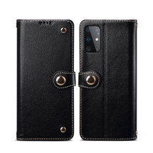For Samsung Galaxy S20 Case Genuine Leather Luxury Wallet Case Black | iCoverLover Australia