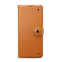 For Samsung Galaxy S20 Case Genuine Leather Luxury Wallet Case Light Brown | iCoverLover Australia