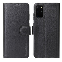 For Samsung Galaxy S20+ Plus Case iCoverLover Genuine Cow Leather Wallet Cover Black | iCoverLover Australia