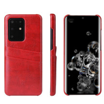 For Samsung Galaxy S20 Ultra Case Deluxe Leather Protective Cover Red | iCoverLover Australia