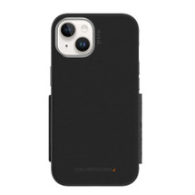 For iPhone 14 Case EFM Monaco Armour ELeather D3O 5G Signal Plus Cover Black Grey | iCoverLover Australia