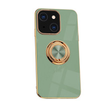 For iPhone 14 Case Electroplating Luxury Kickstand Ring Holder Cover Green | iCoverLover Australia