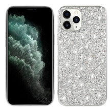 For iPhone 14 Plus Case, Shiny Glitter Protective Cover, Silver | iCoverLover Australia