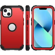 For iPhone 14 Case, Protective Triple-layer Armour Cover, Red | iCoverLover Australia