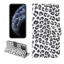 For iPhone 13 mini Case, Leopard Print Folio PU Leather Wallet Cover, Card Slot, Holder, White | iCoverLover Australia