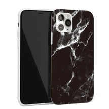 For iPhone 12 mini Case, Glossy Marble Pattern TPU Protective Cover, Black | iCoverLover Australia