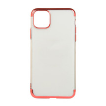 For iPhone 12 Pro Max Case Electroplated TPU Protective Soft Cover, Red | iCoverLover Australia