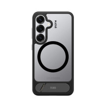 For Samsung Galaxy S25 EFM Alta Case with D3O BIO Compatible with MagSafe, Black Clear | iCoverLover Australia