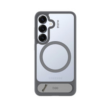For Samsung Galaxy S25+ Plus EFM Alta Cover Case with D3O BIO Compatible with MagSafe, Grey Clear | iCoverLover Australia