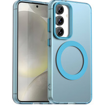 For Samsung Galaxy S25+ Plus 5G Case - Durable Acrylic + TPU, MagSafe Compatible Scratch-Resistant Cover, Blue | iCoverLover Australia