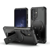 For Samsung Galaxy S25+ Plus 5G Case, MagSafe Compatible, Kickstand Protective Cover, Black | iCoverLover Australia