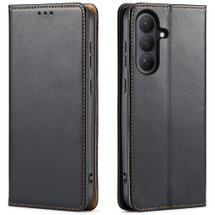 Samsung Galaxy S26 Black Leather Wallet Case