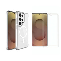 Samsung Galaxy S26 Ultra Case with MagSafe + 2x Glass Protectors – Clear | iCoverLover