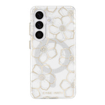 Galaxy S26 Case-Mate Floral Gems MagSafe Gold Case