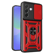 For Samsung Galaxy A57 5G Case | Sliding Camera Cover & Magnetic Ring Stand, Red | iCoverLover Australia