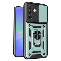 For Samsung Galaxy A57 5G Case | Sliding Camera Cover & Magnetic Ring Stand, Green | iCoverLover Australia