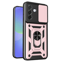 For Samsung Galaxy A57 5G Case | Sliding Camera Cover & Magnetic Ring Stand, Rose Gold | iCoverLover Australia